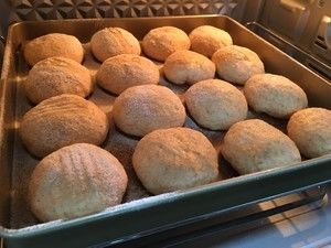 健康小麦餐包(红豆馅)（无需揉出膜）的做法步骤 第5步