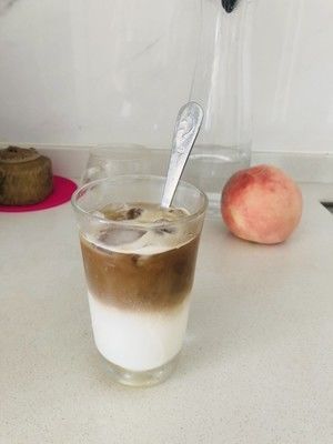 健康美味的蜂蜜拿铁的做法步骤 第8步