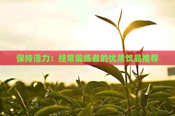 保持活力：經(jīng)常鍛煉者的優(yōu)質(zhì)飲品推薦