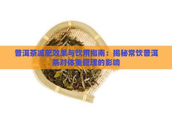 普洱茶减肥效果与饮用指南：揭秘常饮普洱茶对体重管理的影响