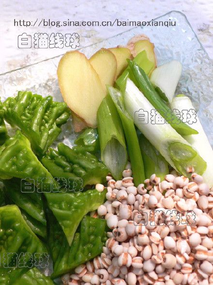 夏季平衡飲：苦瓜薏米湯