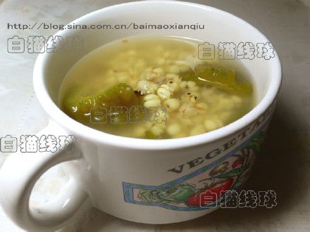 夏季平衡飲：苦瓜薏米湯