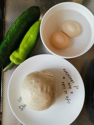 家庭版健身餐蛋夾饃的做法 步驟1