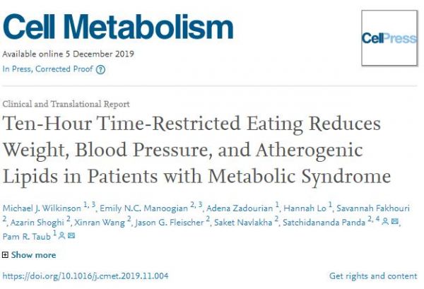 科学家帮你验证：10小时断食减肥法，到底效果如何？