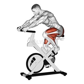 Thumbnail for the video of exercise: 固定自行车跑