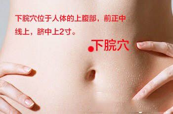 下脘穴--按壓讓毒素不滯留