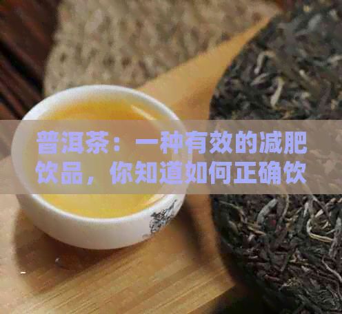 普洱茶：一種有效的減肥飲品，你知道如何正確飲用嗎？
