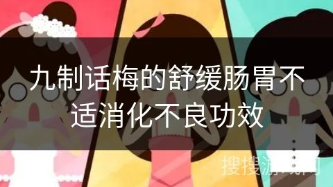 九制話梅的舒緩腸胃不適消化不良功效