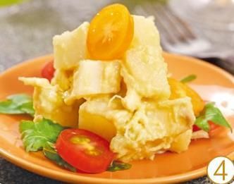 營養(yǎng)低脂的土豆沙拉，口感清爽，美味又飽腹，晚餐吃剛剛好