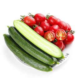京地達(dá) 小黃瓜圣女果組合5斤裝 小西紅柿青瓜 新鮮水果蔬菜健康 壽光直發(fā)