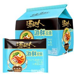 湯達人 統(tǒng)一 方便面 湯達人 海鮮拉面風(fēng)味 方便面113g*5 五連包
