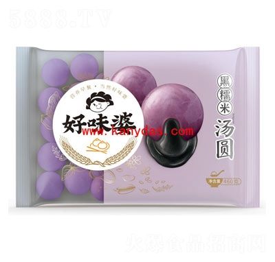 康怡好味婆速凍食品黑糯米湯圓