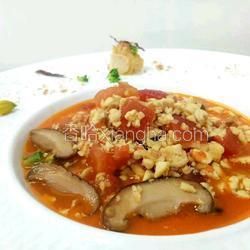 牛肝菌香菇煎番茄燴豆腐（純素）的做法[圖]
