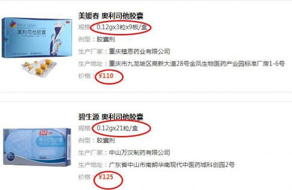 ?奧利司他膠囊減肥效果怎樣有副作用嗎？多少錢一盒？