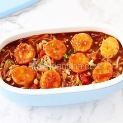 番茄日本豆腐金针菇便当的做法[图]