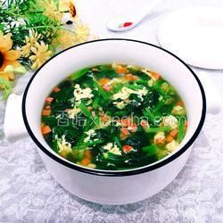 菠菜火腿雞蛋湯的做法[圖]