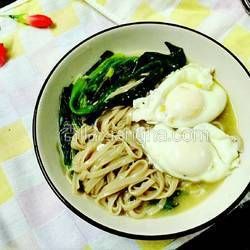 菠菜雞蛋湯面的做法[圖]