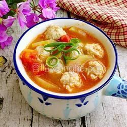 冬瓜番茄肉丸湯的做法[圖]