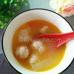 冬瓜番茄肉丸湯的做法[圖]