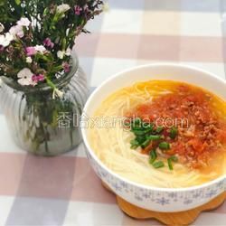 番茄肉醬湯面的做法[圖]