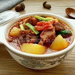 西红柿土豆炖牛肉的做法[图]