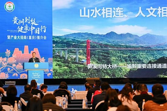 貴州刺梨·健康中國行暨產業(yè)大招商推介會在重慶舉辦