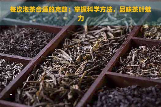 每次泡茶合適的克數(shù)：掌握科學(xué)方法，品味茶葉魅力