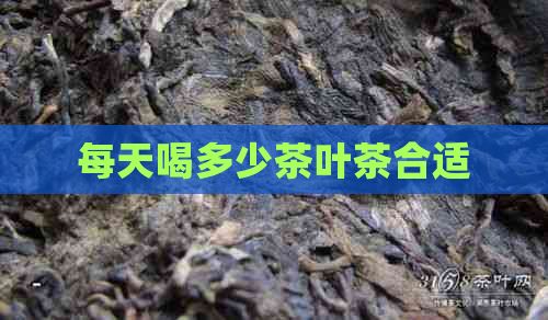 每天喝多少茶葉茶合適