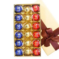 Lindt 瑞士莲 软心巧克力礼盒装进口糖果万圣节情人节生日礼物送女友女生婚礼喜糖伴手礼225g装