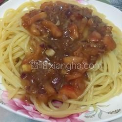 番茄洋蔥意面的做法[圖]