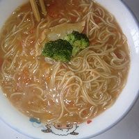 自制番茄醬拌圓掛面老少皆宜的做法圖解5