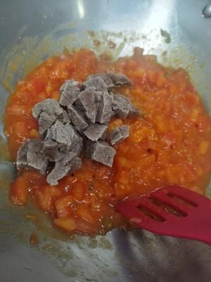 番茄牛肉面的做法 步驟5