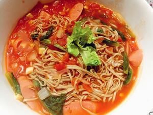 超詳細(xì)的濃郁番茄蕎麥面的做法 步驟7
