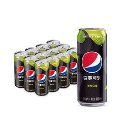 pepsi 百事 無糖碳酸飲料青檸330ml*12罐