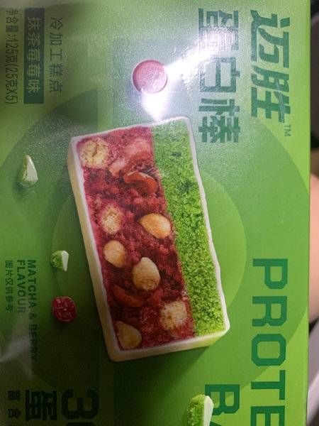 迈胜 抹茶莓莓味蛋白棒
