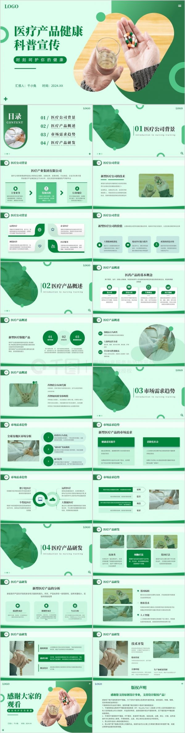 醫(yī)療保健品醫(yī)藥產(chǎn)品宣傳健康PPT