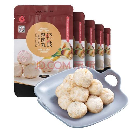 BOOHEE薄荷健康低脂雞胸肉丸原味120g-5袋