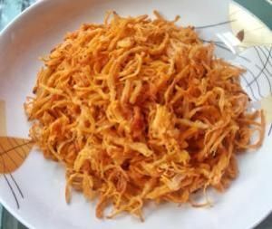 低脂健康零食-鸡胸肉丝干的做法步骤 第6步