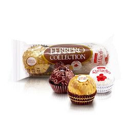 FERRERO ROCHER 費(fèi)列羅 臻品威化糖果巧克力 3粒 32.4g