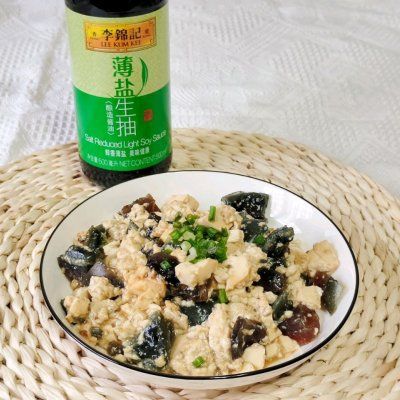 最適合在家吃的皮蛋拌豆腐，美味又健康
