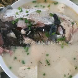 清燉魚頭豆腐湯的做法[圖]