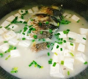 香濃鯽魚豆腐湯(簡單易做)的做法 步驟5