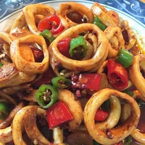 香辣魷魚圈的做法 步驟4