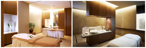 左：THE PLAZA The Belle SPA內(nèi)部 右：THE PLAZA The Belle SPA內(nèi)部