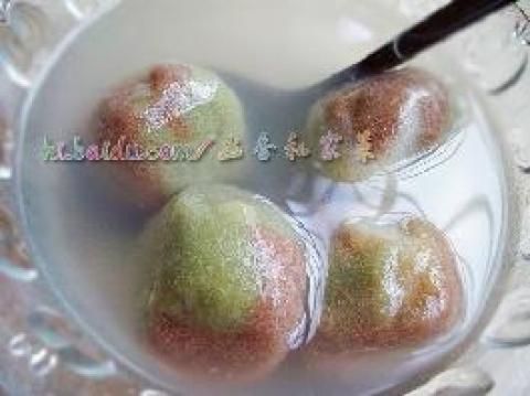 三色汤圆做法