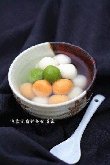 三色汤圆做法