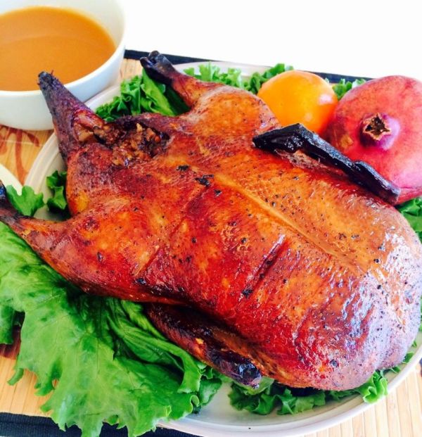 烤鸭 & 鸭肚里的八宝饭
