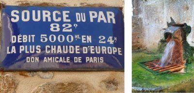 Encyclopédie environnement - eaux minérales - source thermale du Par Chaudes-Aigues