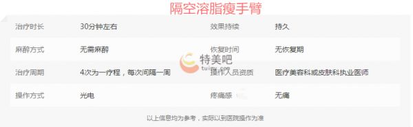 隔空溶脂瘦手臂