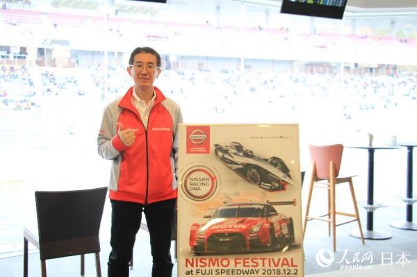 日產(chǎn)國際汽車運動公司（NISMO）總裁兼首席執(zhí)行官片桐隆夫接受記者專訪。